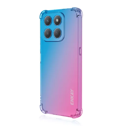 ENKAY GRADIENT Ochranný obal pre Honor 400 Smart 5G / Honor X7d BLUE-PINK