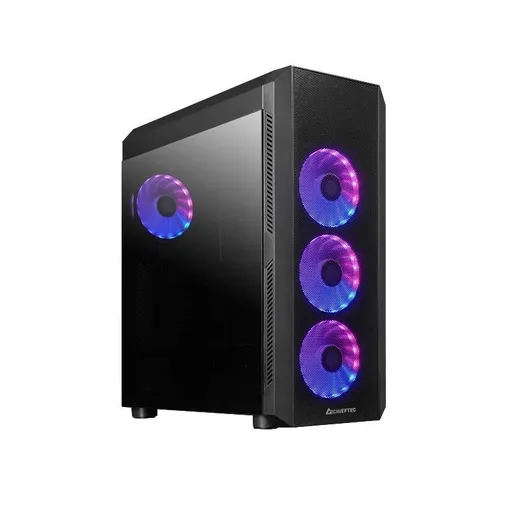 CHIEFTEC skriňa SCORPION 4, ATX, 1x USB-C 3.2, 2x USB 3.1, 4x 120mm ARGB Fan, ARGB Hub, čierna