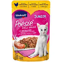 Vitakraft Cat Poésie DéliSauce pocket junior chicken 85g