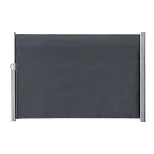 Happy Green Skladacia posuvná zástena 3 x 1,6 m, sivá