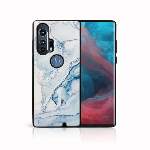 MY ART Silikónový obal Motorola Edge Plus LIGHT BLUE (149)