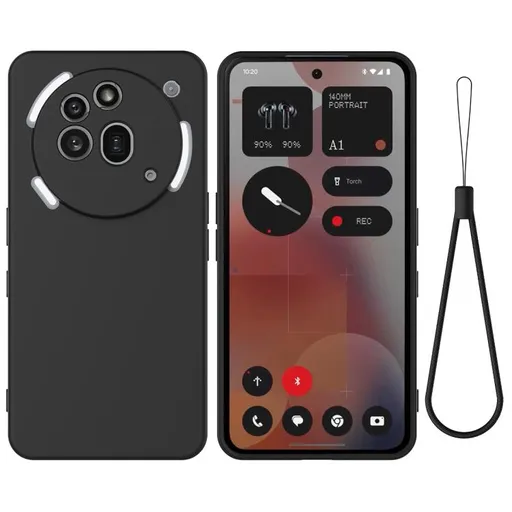 RUBBER Ochranný kryt pre Nothing Phone (3a) Pro čierny