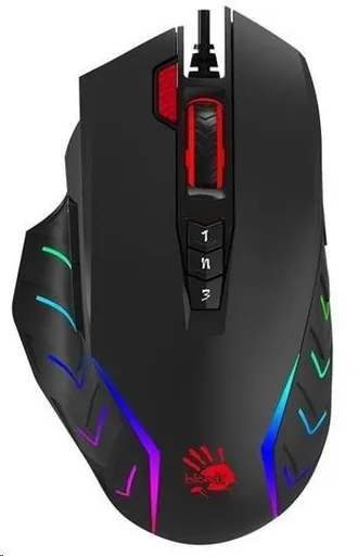 A4tech BLOODY J95S herná myš, až 8000DPI, USB, CORE 3