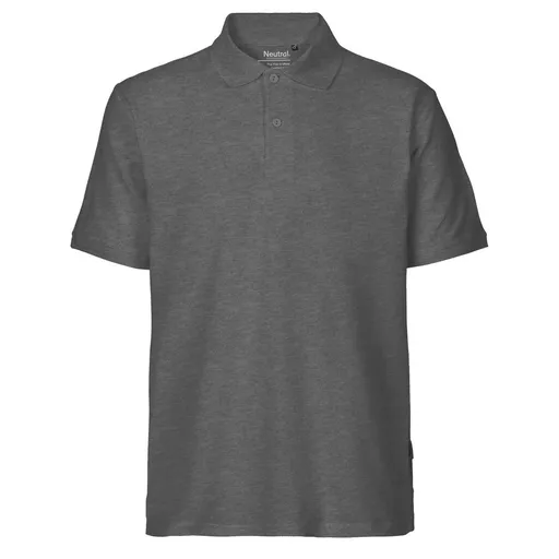 Neutral Pánska polokošeľa Classic z organickej Fairtrade bavlny - Tmavý melír | 2XL