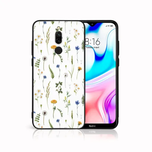 MY ART Ochranný obal Xiaomi Redmi 8 -WILDFLOWER (153)
