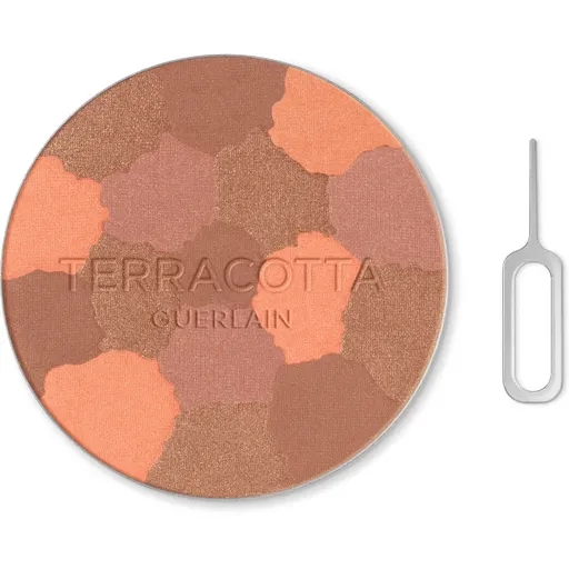 GUERLAIN Terracotta Light bronzujúci rozjasňujúci púder náhradná náplň odtieň 05 Deep Warm 10 g