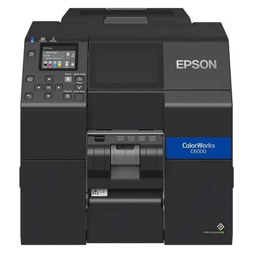 Epson ColorWorks C6000Pe (mk) C31CH76202MK, farebná tlačiareň štítkov, peeler, disp., USB, Ethernet, black