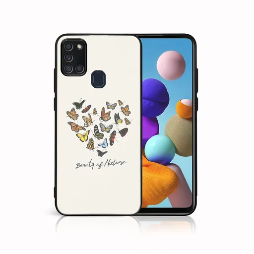 MY ART Ochranný obal pre Samsung Galaxy A21s BUTTERFLIES (240)