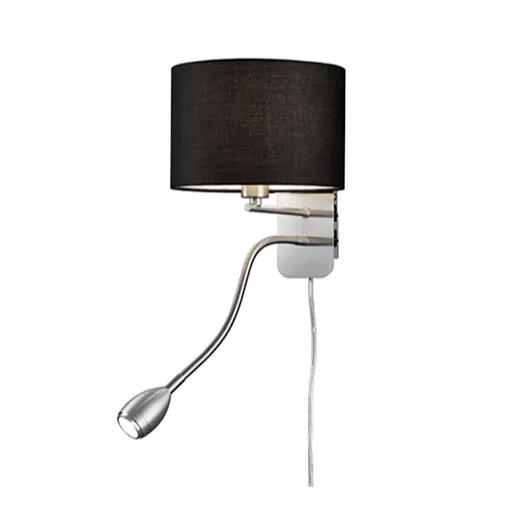 Trio Hotel nástenné svietidlo nikel 271170202 TR271170202