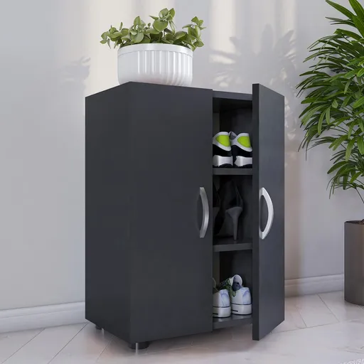 VCM Botník Ulas 3dílný, antracit