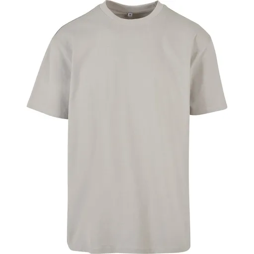 Build Your Brand Pánske tričko Heavy Oversize Tee - Svetlá asfaltová | 4XL