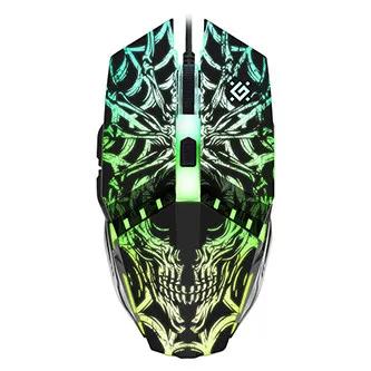 Defender Prototype GM-670L Myš drôtová, čierna, 2400DPI