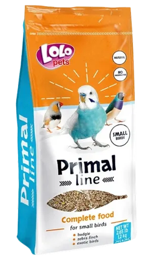 LOLOPETS Primal Line krmivo pre andulky a drobné exoty 1,2kg