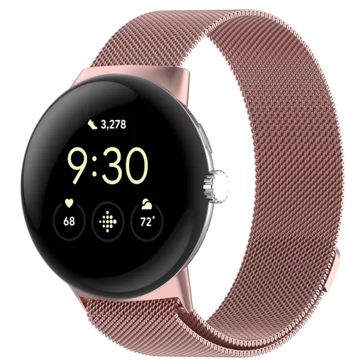 MILANESE Kovový remienok pre Google Pixel Watch 4 45mm / Pixel Watch 3 45mm ružový