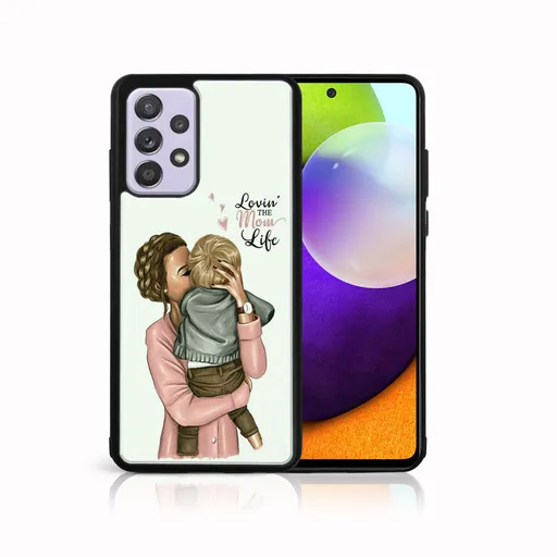 MY ART Silikónový kryt Samsung Galaxy A72 MOM LIFE (118)