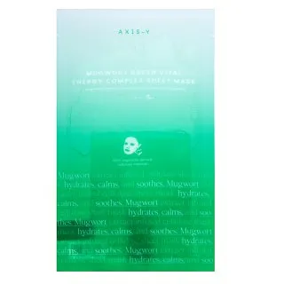 Axis-Y Green Vital plátienková maska Energy Complex Sheet Mask 27 ml
