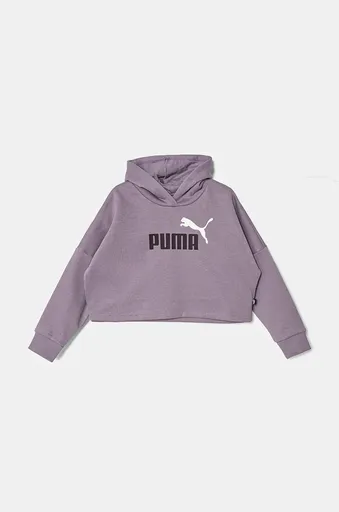 Detská mikina Puma ESS Logo Cropped Hoodie