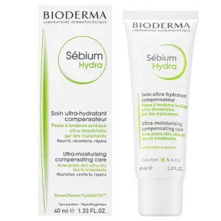 Bioderma Sébium Hydra Ultra-moisturising Compensating Care hydratačný krém pre všetky typy pleti 40 ml
