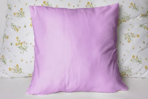 Polášek Jednofarebná obliečka na vankúš Jersey - Svetlá fialová | 40 x 40 cm