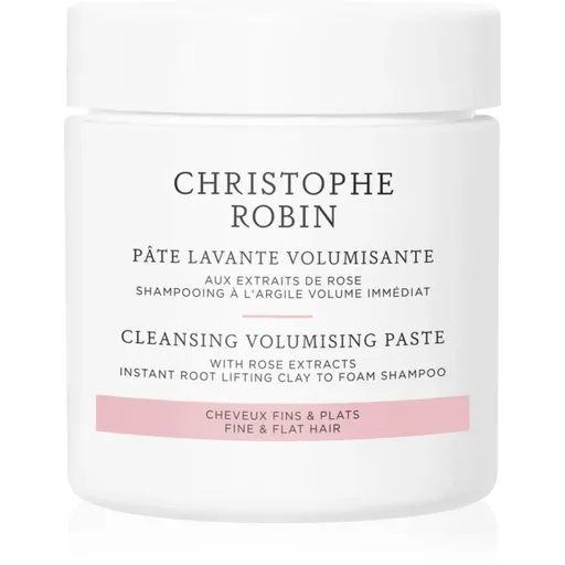 Christophe Robin Cleansing Volumizing Paste with Rose Extract exfoliačný šampón pre objem vlasov 75 ml