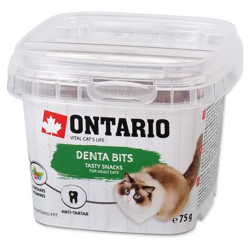 ONTARIO Dentálne vankúšiky pre mačky 75 g