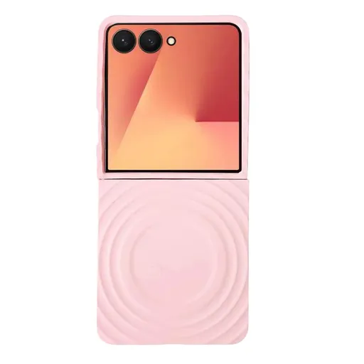 RIPPLE CASE Plastový kryt s MagSafe Samsung Galaxy Z Flip7 5G svetloružový