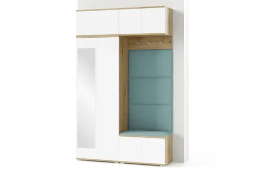 ArtPK Predsieň SEVILLA 3 | dub artisan/biela so zrkadlom Farba: Trinity 22