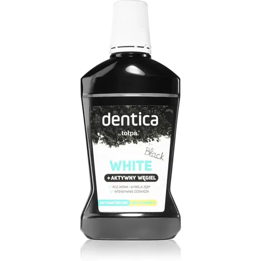 Tołpa Dentica Black White bieliaca ústna voda s aktívnym uhlím 500 ml