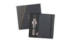 Parker 1502/3191776 Royal IM Core Grey GT sada darčeková sada guľôčkového pera v kazete so zápisníkom