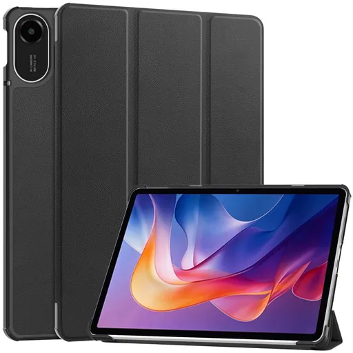 LEATHER Zaklápací kryt pre Xiaomi Redmi Pad 2 čierny