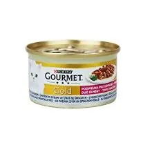 Gourmet Gold cons. paštéta pre mačky morské ryby a špenát 85g