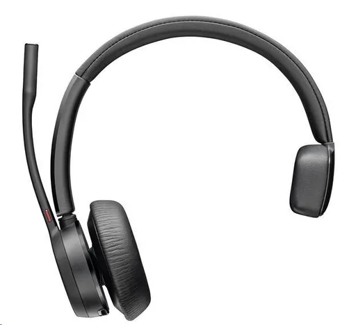 Poly Voyager 4310 MS Teams bezdrôtová náhlavná súprava, BT700 USB-C adaptér, mono, nabíjací stojan