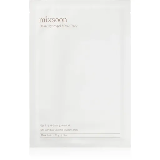 mixsoon Bean Hydrogel Mask Pack intenzívna hydrogélová maska pre rozjasnenie a hydratáciu 35 g