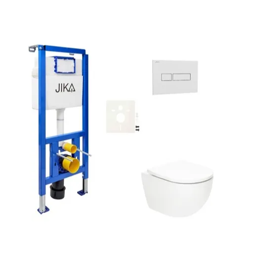 Závesný wc set SAT Fusion do ľahkých stien / predstenové vírové splachovanie SIKOJSTORFU1