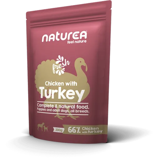 Naturea Chicken with Turkey kapsička pre psy - kuracie s morkou 300 g