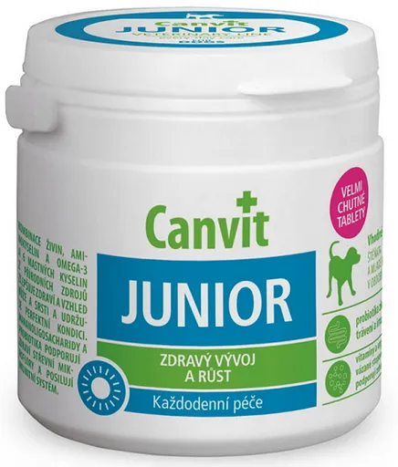Canvit Junior tablety pre šteňatá a mladé psy v období rastu 100 tabliet 100 g