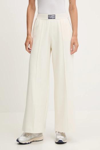 Tepláky EA7 Emporio Armani béžová farba, jednofarebné, AF13289.7W000502