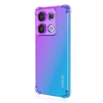 ENKAY GRADIENT Ochranný kryt pre Xiaomi Redmi Note 14S PURPLE BLUE