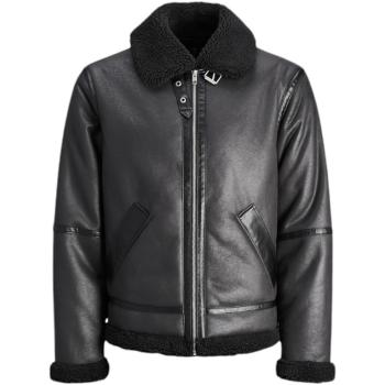 Jack & Jones  JORCOLE AVIATOR JACKET 12261819  Bundy Čierna