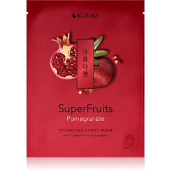 KORIKA SuperFruits Pomegranate - Hydrating Sheet Mask hydratačná plátienková maska Pomegranate 25 g