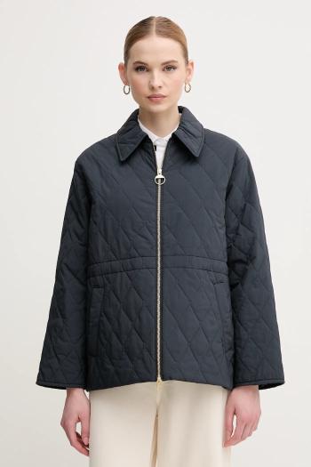 Bunda Barbour Clarissa tmavomodrá farba, prechodná, oversize, LQU1816NY91