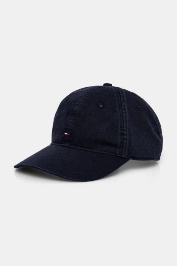 Bavlnená šiltovka Tommy Hilfiger tmavomodrá farba, jednofarebná, AM0AM13159