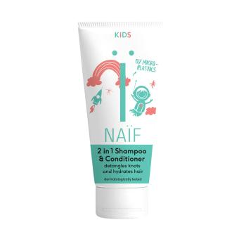 NAÏF Detský šampón a kondicionér 2v1 pre ľahké rozčesávanie Baby & Kids (2in1 Shampoo & Conditioner) 200 ml