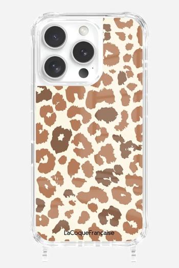 Puzdro na mobil LaCoqueFrançaise iPhone 16 Pro Max hnedá farba