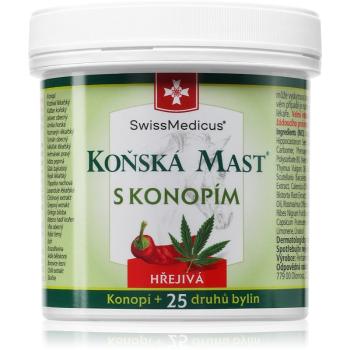 SwissMedicus Koňská mast s konopím hřejivá masť 250 ml