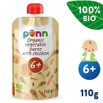 SALVEST Ponn BIO Kuriatko so zeleninovým pyré (110 g) (4740073071113)