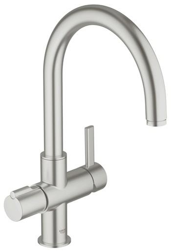 Drezová batéria GROHE Red s kaderníckou spŕškou supersteel 30033DC0