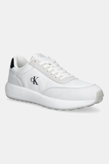 Tenisky Calvin Klein Jeans ATHLEISURE RUNNER LACEUP NY-SU biela farba, YM0YM01370