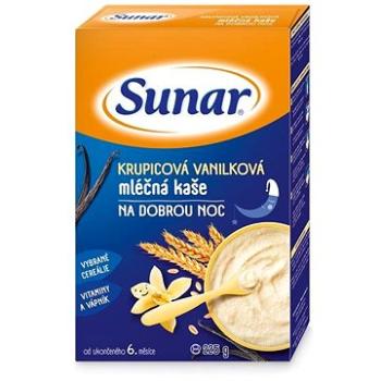 Sunar vanilková krupicová kaša mliečna na dobrú noc 225 g (8592084409685)