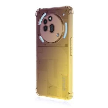 ENKAY GRADIENT Ochranný kryt pre Nothing Phone (3a) Pro PURPLE GOLD